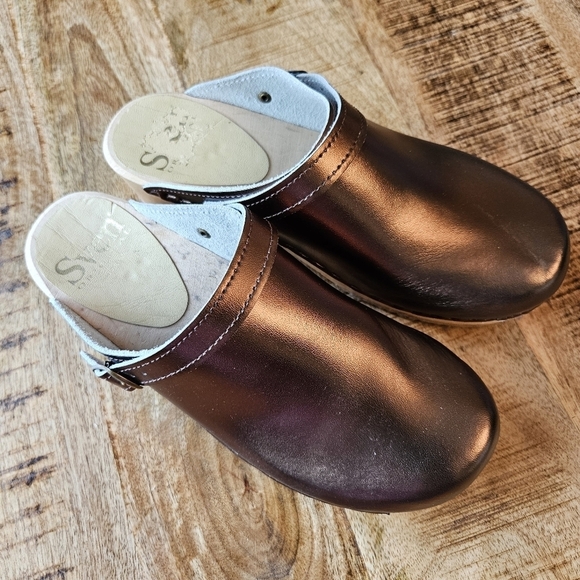 Sven Original bronze clogs Size 41 US 10 Made in USA - Picture 1 of 10